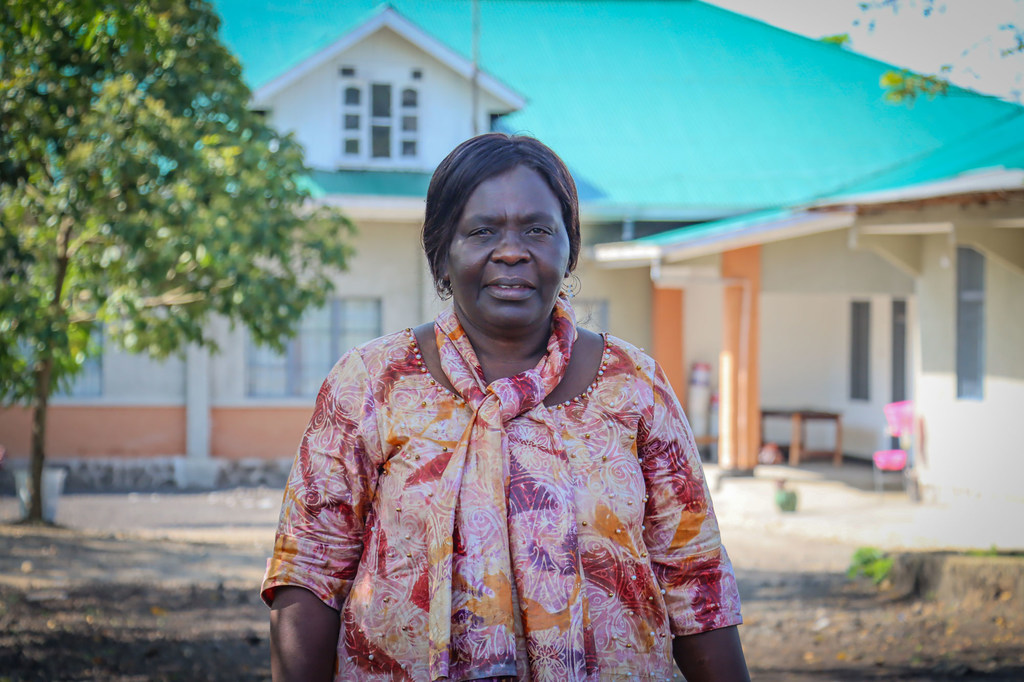Immaculée Birhaheka, Présidente de l'association PAIF à Goma, en République démocratique du Congo.